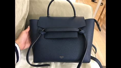 celine micro dark blue bag price